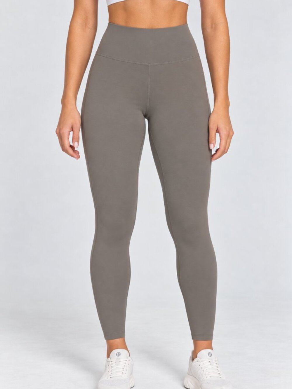 #511 Lululemon Glow Up Super High-Rise Tight 25” Warm Ash Grey Size 12 NWT
